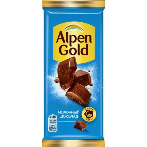 Шоколад молочный ALPEN GOLD, 80г