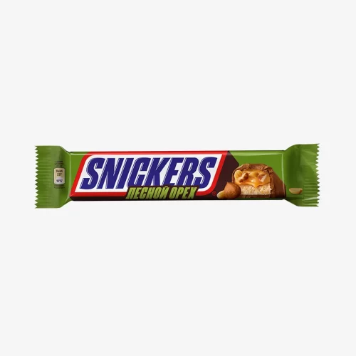 Snickers Лесной Орех шоколадный батончик 81 г